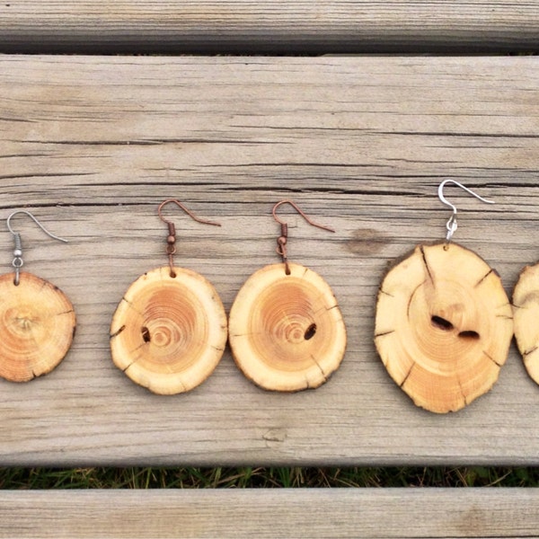 Lodgepole Pine Wood Earrings