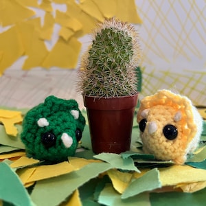 Crochet triceratops