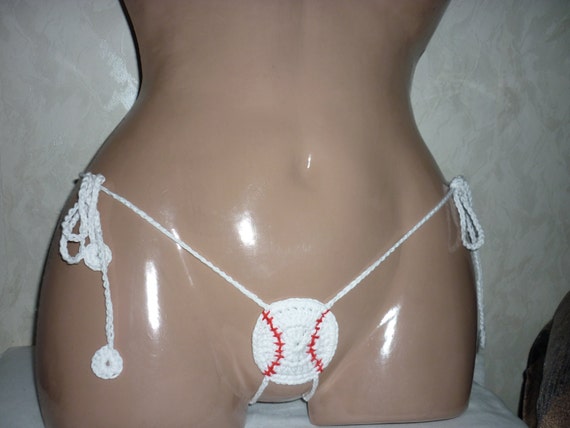 Thong de baseball lingerie érotique crochet de string Etsy France.