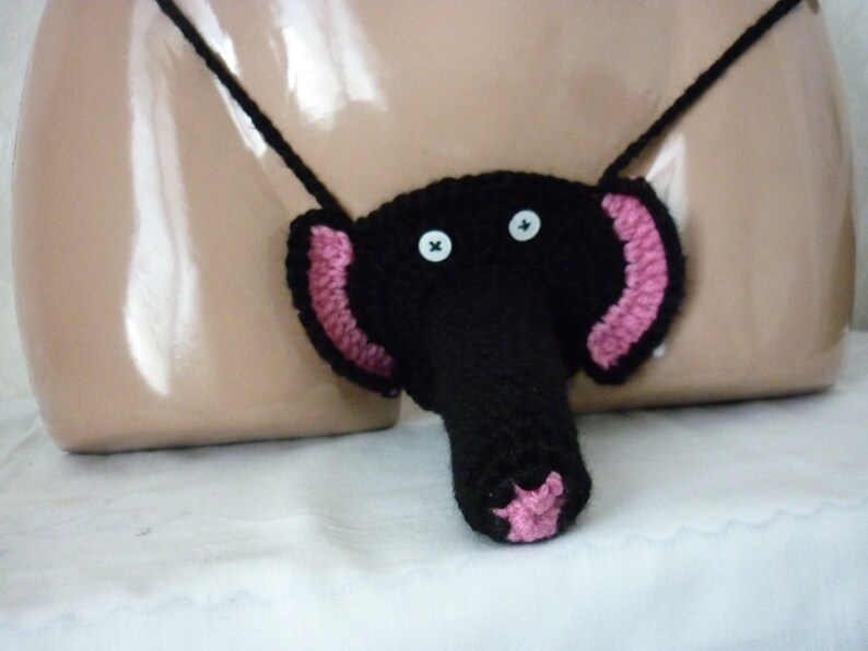 Crochet Elephant Sexy Men's Thong Men thongs string Etsy