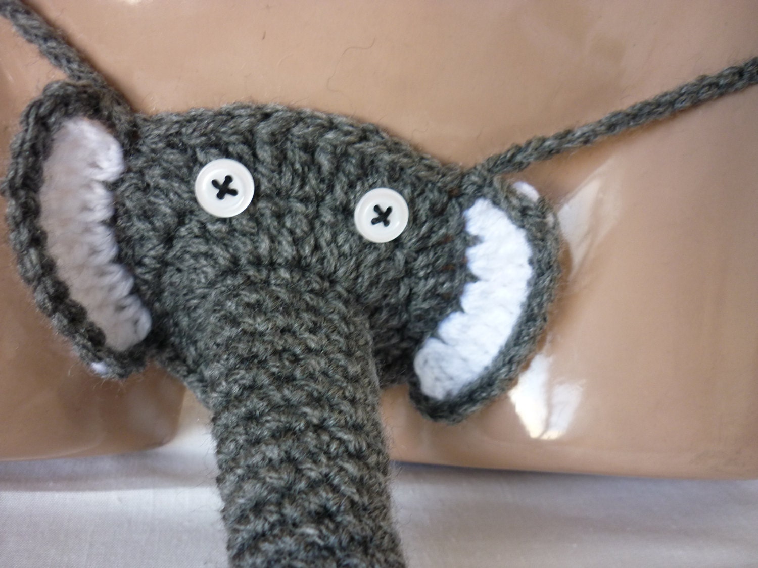 Crochet Elephant Sexy Tanga de hombre, Cuerda de tangas para