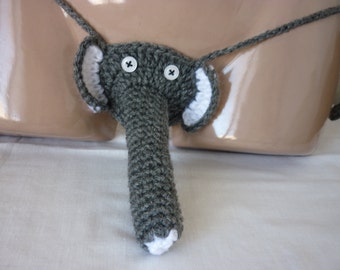 String homme éléphant au crochet, sous-vêtement acrylique fait main