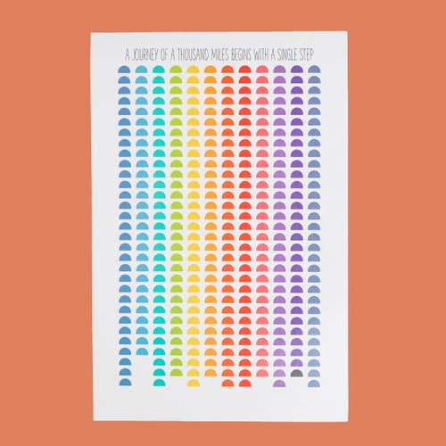 Goal Tracking Calendar Wall Art Rainbow Scratch off Print Etsy Goal Tracking Calendar Wall Art Rainbow Scratch off Print Etsy