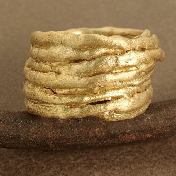 Gold Branch Ring - Etsy