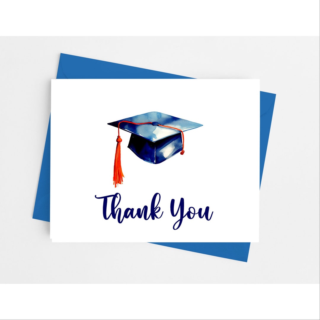 Graduation Note Cards With Envelopes, Personalized Stationery Set for ...