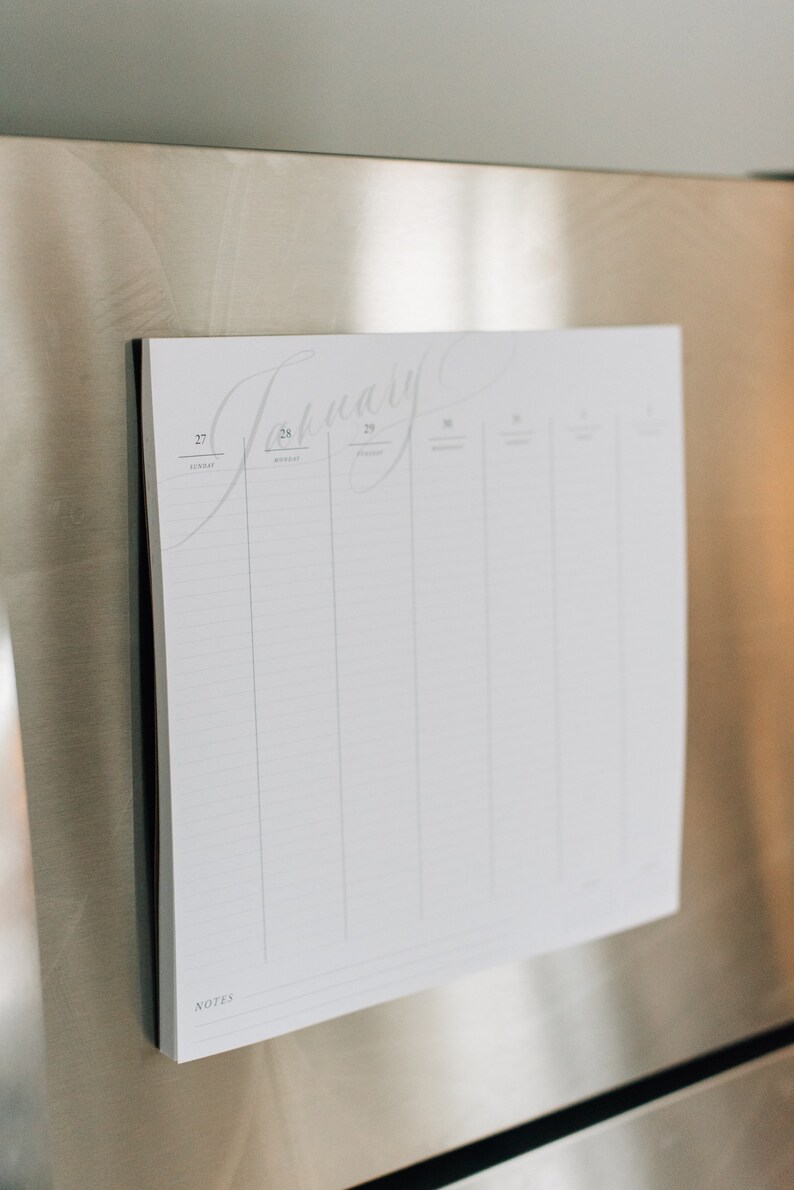 2023 12x12 Fridge Calendar // READY TO SHIP Etsy Canada
