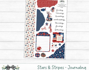 Journaling Kit, Stars & Stripes, J-283