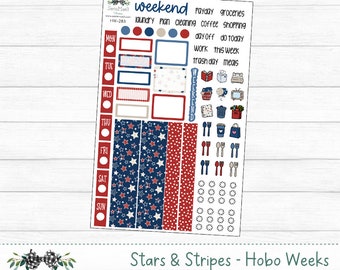 Hobonichi Weeks Kit, Stars & Stripes, HW-283