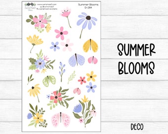 Deco Sheet, Summer Blooms, D-284