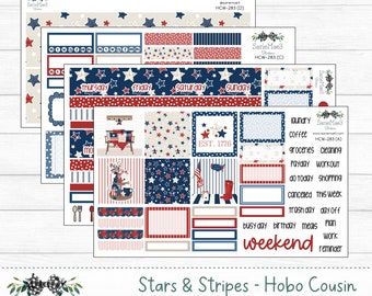 Hobonichi Cousin Kit, Stars & Stripes, HCW-283