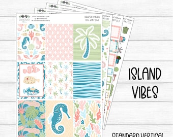 Vertical Weekly Kit, Island Vibes, V-287