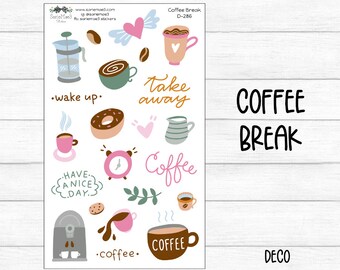 Deco Sheet, Coffee Break, D-286