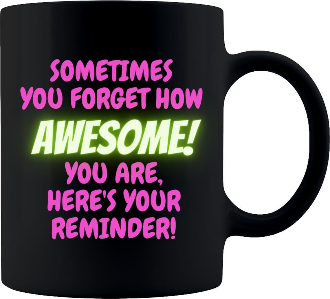 You are Awesome reminder pink Etsy