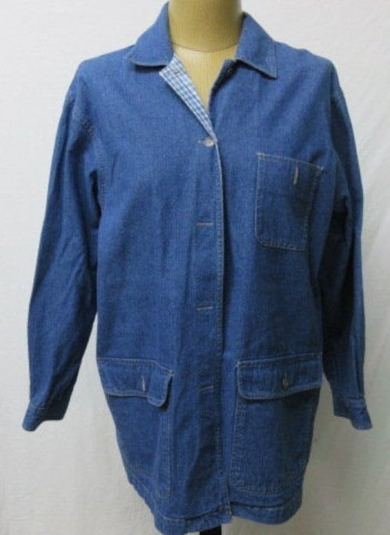 Size Large Denim Barn Jacket Koret City 