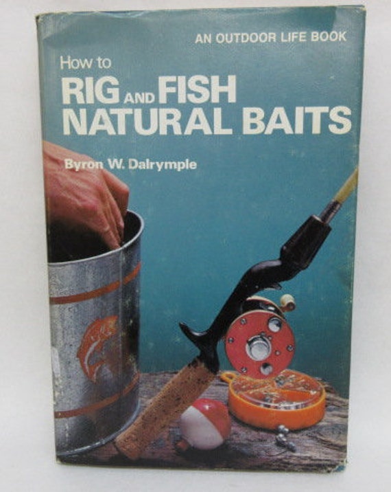 Vintage Fishing Book, Bait Guide Hardback Book, Vintage Nature Book, Some  Illustrations 