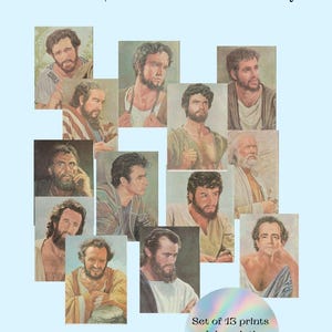 12 Disciples of Jesus Art, Christian Home Decor, Plus Apostle Paul, Digital Downloads, Scripture Art, Faith-based Christian Prints, Wall Art