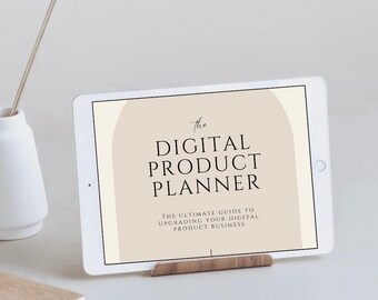 Der Digitale Produktplaner | Digitale Produkte | So beginnen Sie Ihre digitale Marketingreise | MRR | Anleitung für Anfänger | Business Planer | Pl