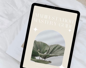Manifestation Mastery Guide Digital Journal with Master Resell Rights | PLR Digital Products | Resell Journal | Digital Journal | MRR