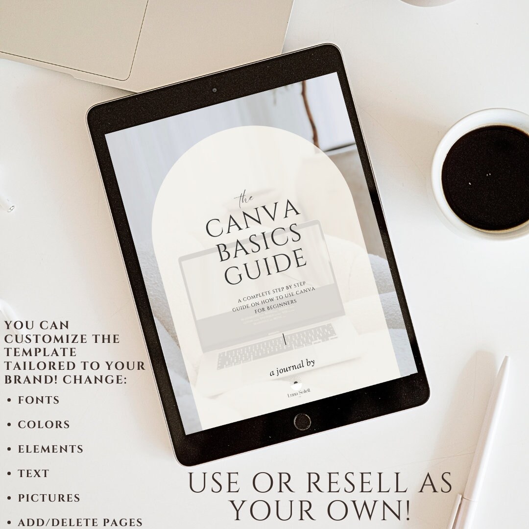 Canva Basics Guide | MRR | Canva User Guide PLR | Done for You Digital ...