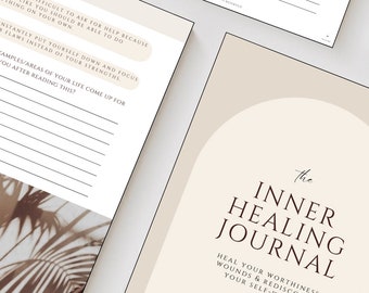 Inner Healing Journal | Self Worth Journal | MRR | Digital Products | PLR | Healing Journal | Done For You Template | Mental Health Journal