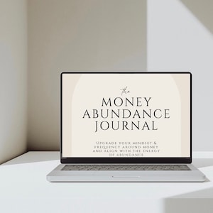 Money Abundance Journal | Money Manifestation | Abundance | Digital Journal | MRR | Wealth Journal | PLR | Done For You Journal | Manifest
