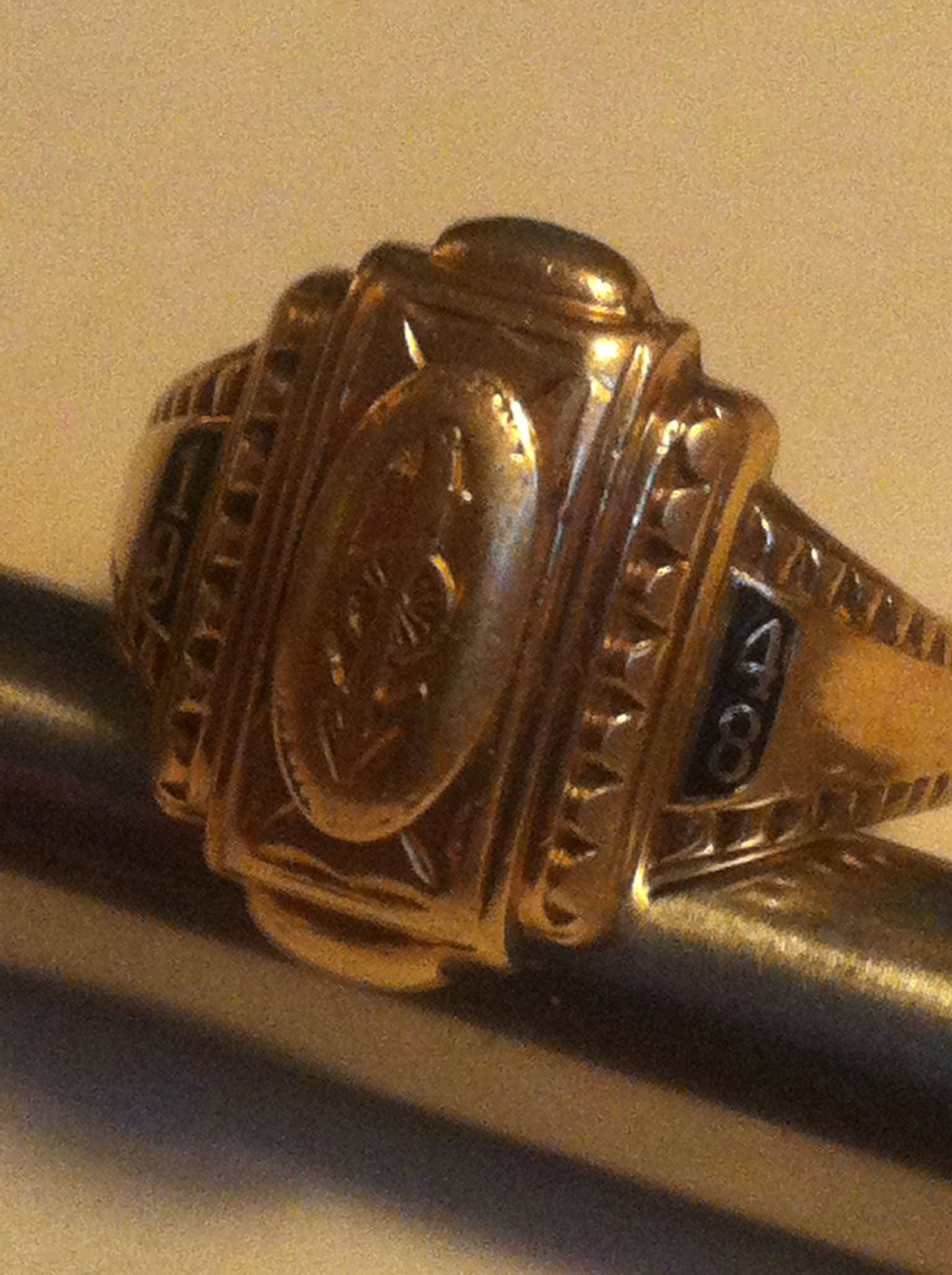 Vintage 1948 U.S. Marine Corps Men's Gold Ring | Etsy