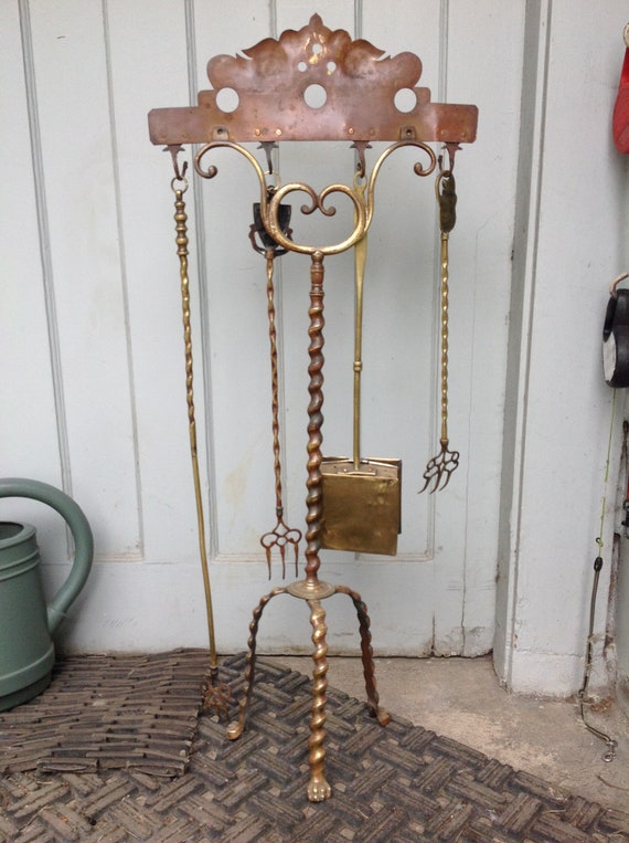 Early 1800 S Georgean Era Fireplace Cooking Utensils Etsy
