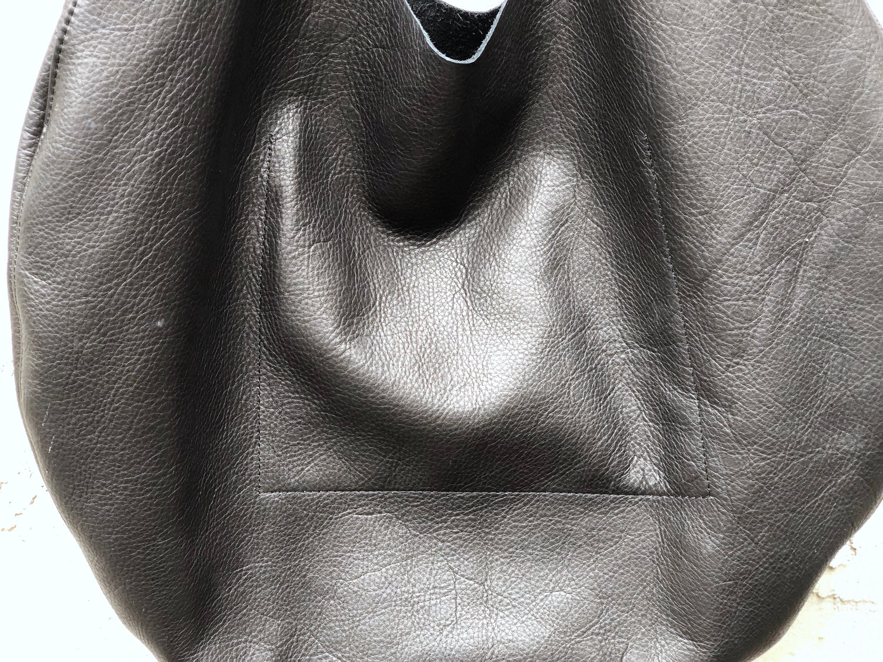 Buy Black Slouchy Shoulder Bag Round Hobo Bag Overnight Bag Online