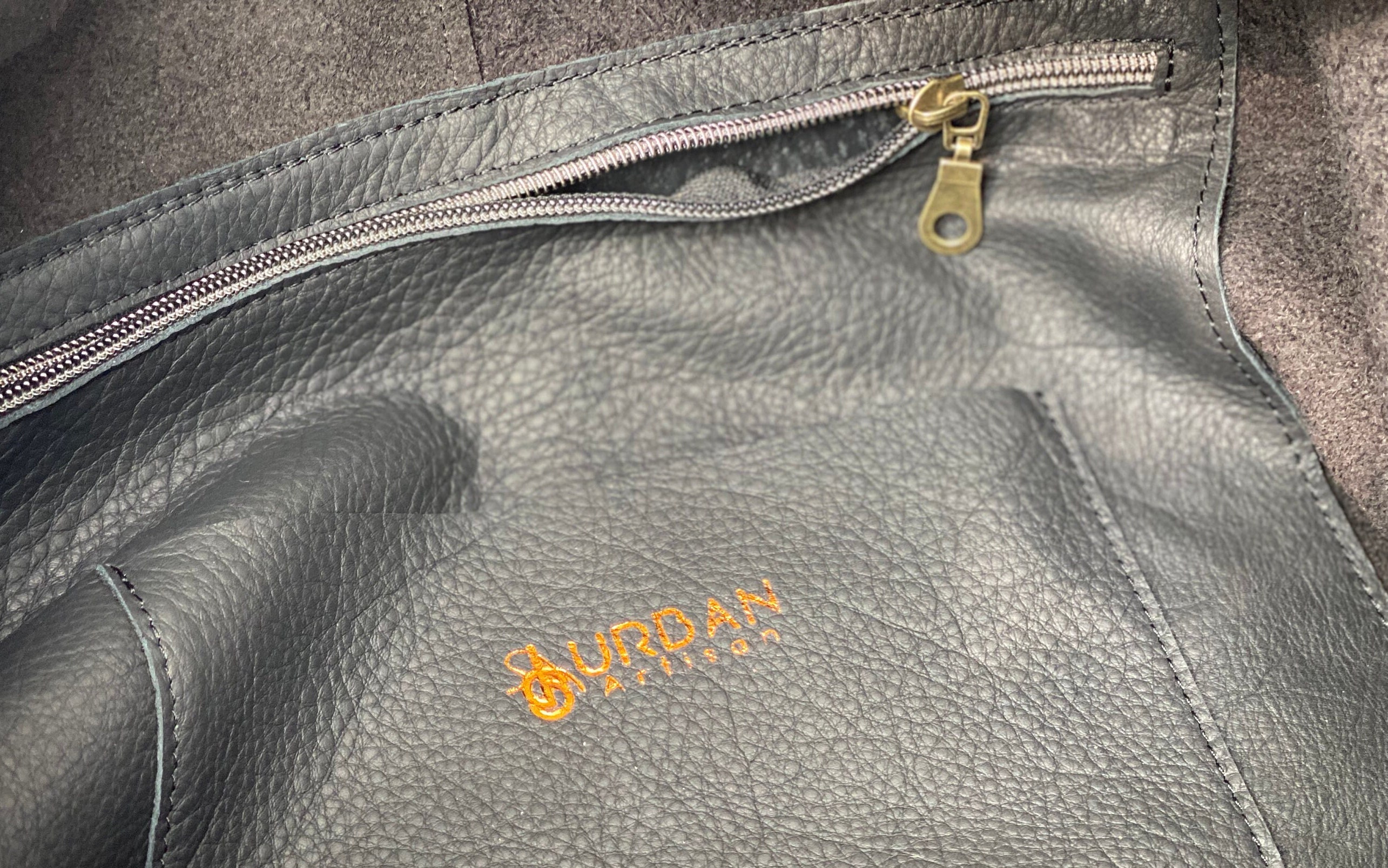 Huge Metallic Hobo Bag, Oversized Leather Shoulder Bag