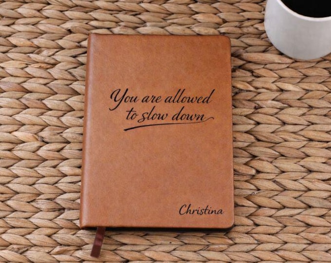 Personalized Leatherette Journal