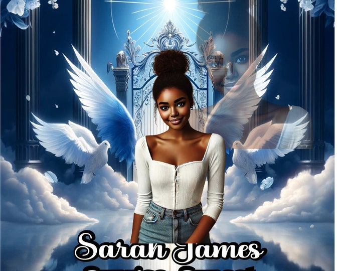 Dove Memorial PNG | Blue Silver Memorial Background | Sublimation Design| Funeral Wallpaper