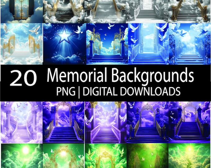 Heavenly Gates Digital Art Print | Purple Stairway to Heaven | Spiritual Wall Decor | Digital Download