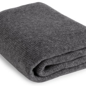 Large 100 Cashmere Blanket Wrap light Gray Made to Order 3 Sizes Available Handmade in Scotland by Love Cashmere Etsy Canada