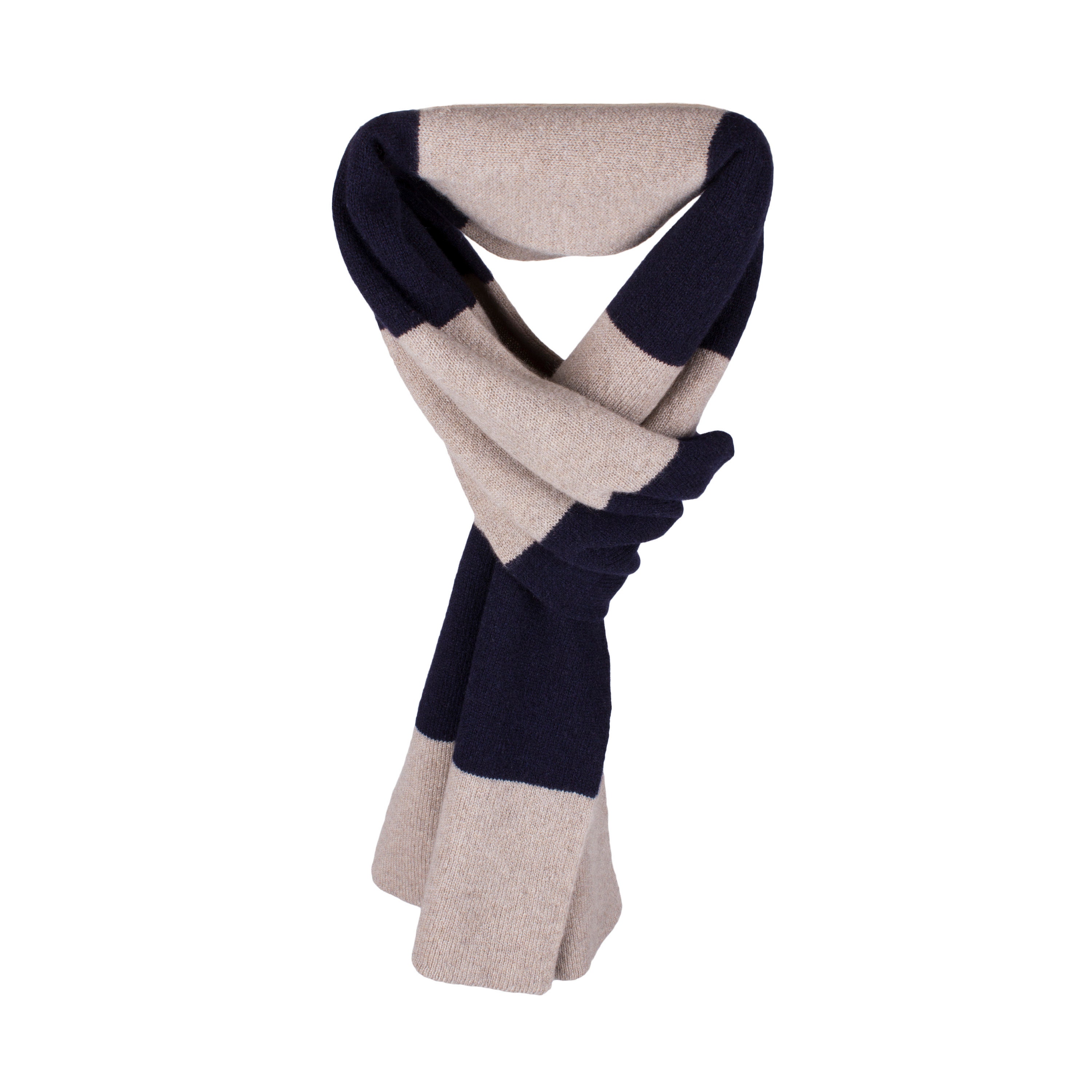 striped cashmere scarf
