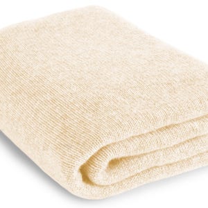 Large 100% Cashmere Blanket Wrap - &#39;Undyed&#39; - ** Made to Order, 2 Sizes Available ** - handmade in Scotland by Love Cashmere