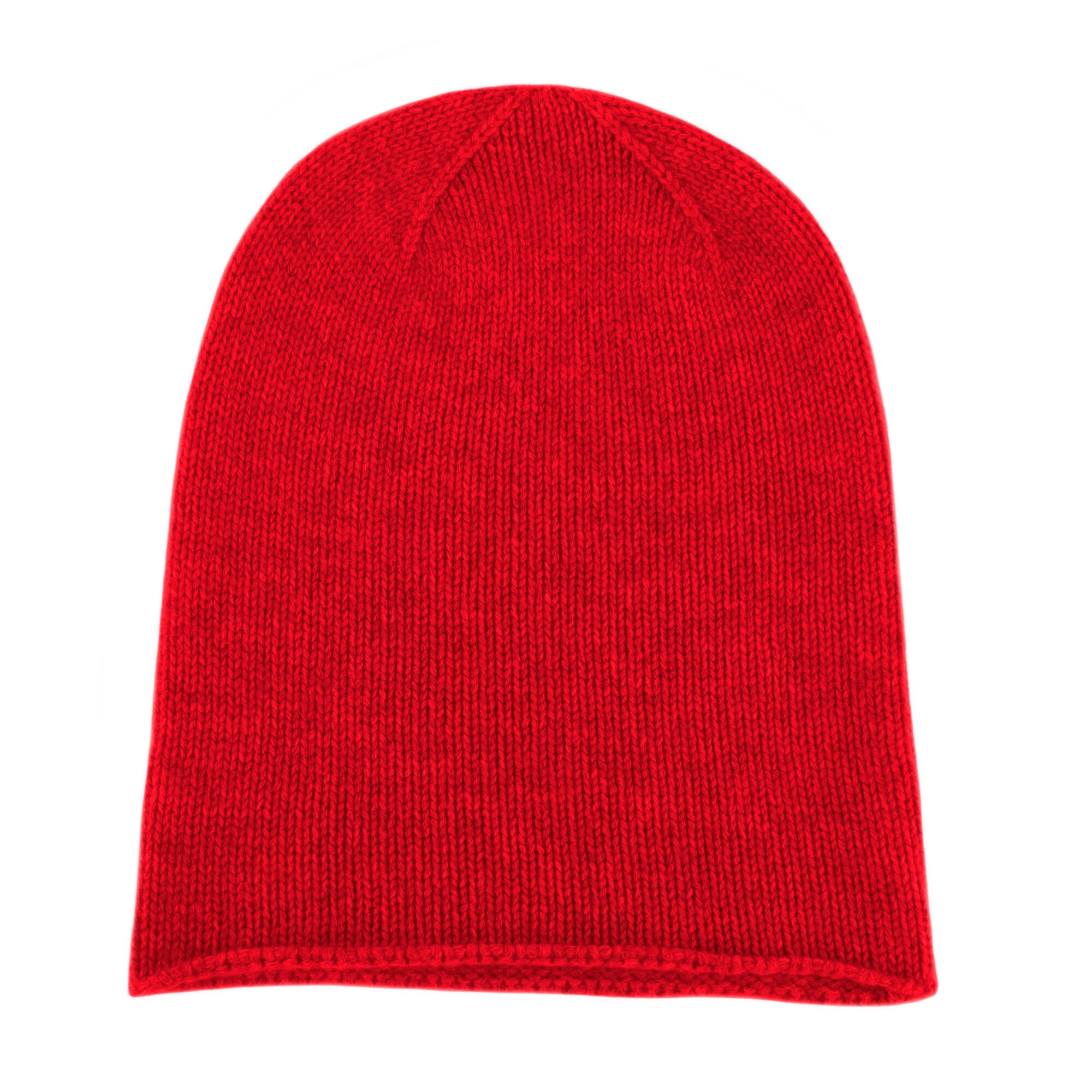 MAde In Scotland 100% Cashmere Red Ribbed Beanie - One Size il_fullxfull.3512309178_ism7.jpg main image 3