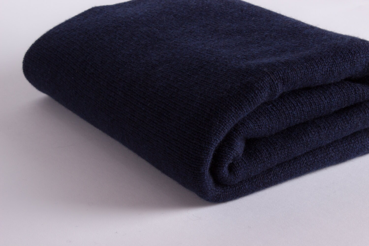 Luxury 100 Cashmere Travel Blanket Wrap 'dark Navy' Etsy UK