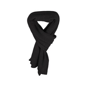 Women&#39;s 100% Cashmere Wrap Scarf - Charcoal Gray - hand made in Scotland by Love Cashmere