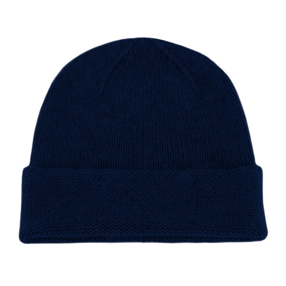 Ladies navy on sale beanie hat