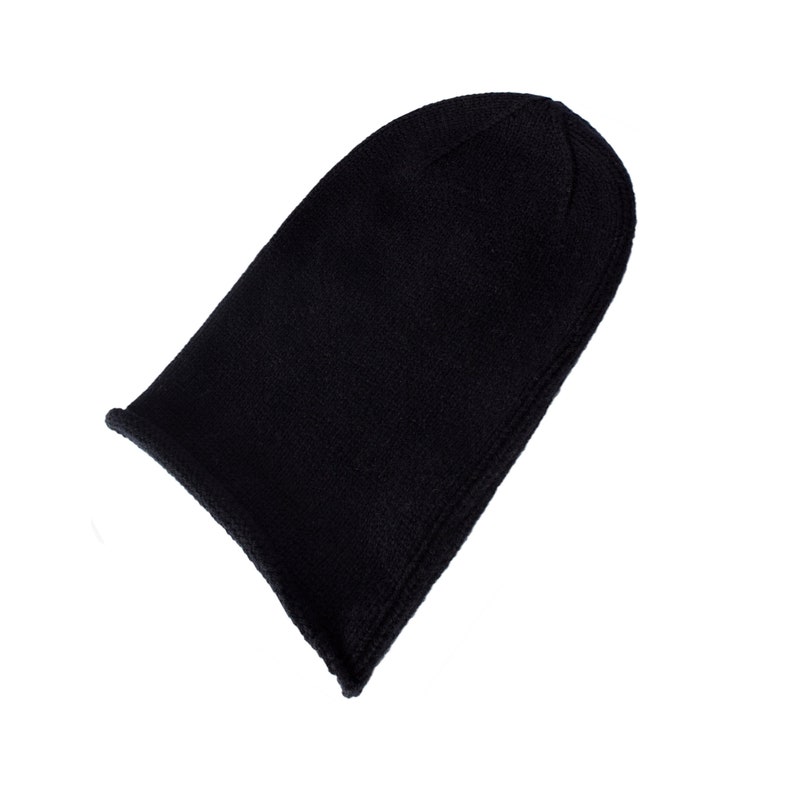 Love Cashmere Mens 100/% Cashmere Beanie Hat Hand Made in Scotla... Dark Gray