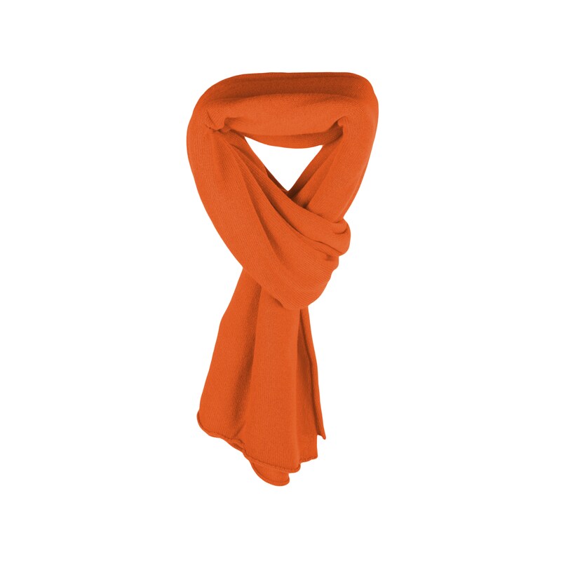 Orange Chain Print Scarf main image 1