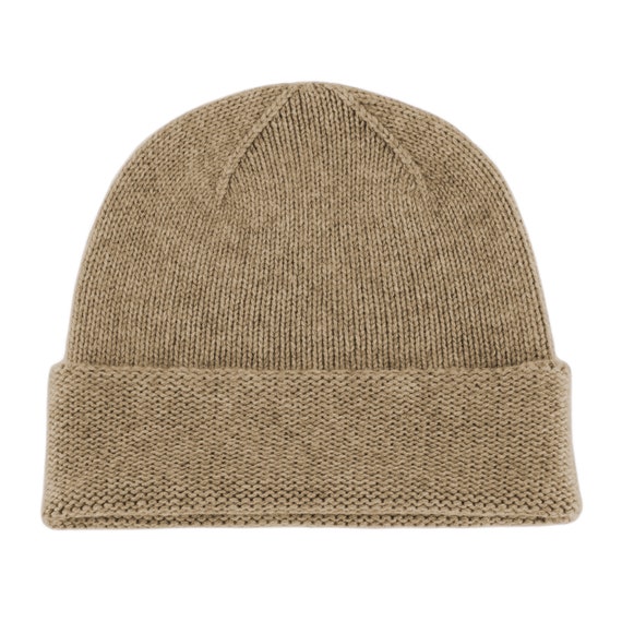 Ladies 100% Cashmere Beanie Hat -  display picture 2