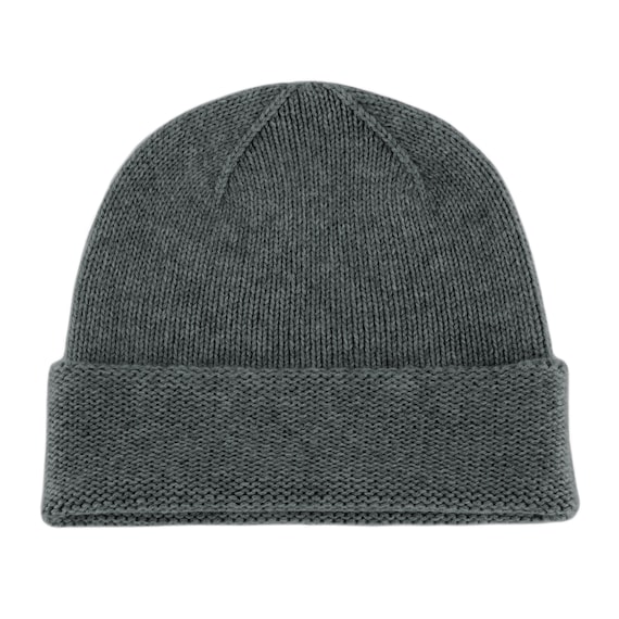 handmade in Scotland by Love Cashmere 'Dark Gray' Mens 100% Cashmere Beanie Hat Accessories Hats & Caps Winter Hats Skull Caps & Beanies 