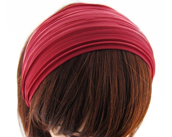 axy HR32A Breiter Haarreif Serie 32a Hair Band - In 6 Farben Schwarz, Grün, Rot, Pink, Dunkelblau, Dunkelgrau