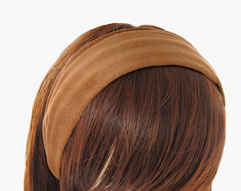 bandeau large axy en bandeau de cheveux en flanelle - en 4 couleurs