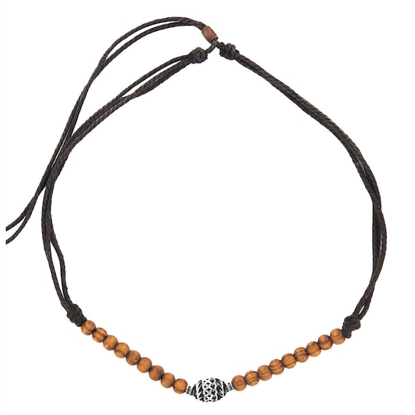 axy Herren Halskette ohne Anhänger mit Geschenksack -Necklace, Surferkette Surferhalskette Herrenhalskette