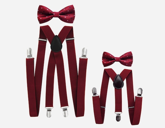 Accessories Belts & Braces Suspenders axy Wine Red Braces Colorful Fly No.7 for Kids and Boys Groomsmen Ring Bearer Outfit -photo-shooting Birthday Children's Pants Straps 