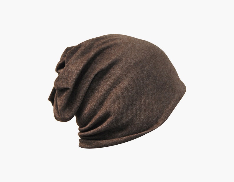 axy Slouch Beanie Gorro Largo para Hombres y Mujeres Gorro Largo Unisex Ligero Color Liso HEMU1 Marrón