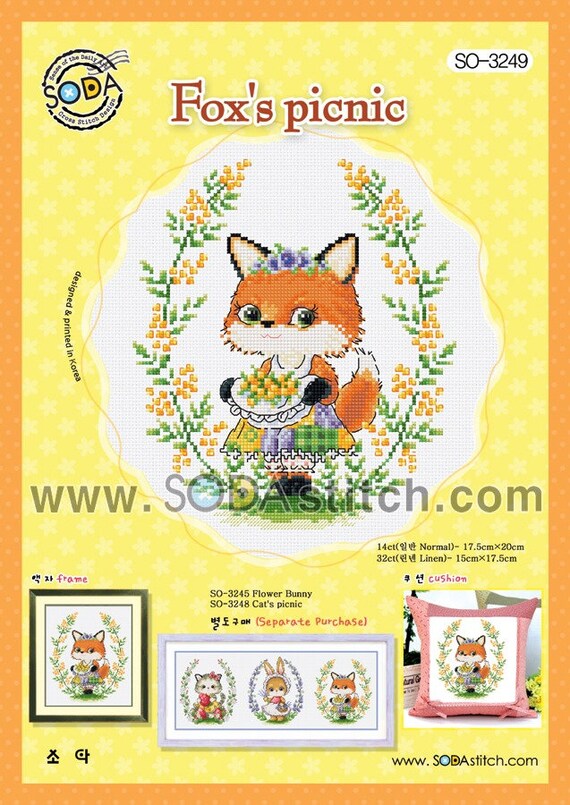 Strawberry Fairy Counted cross stitch chart or Kit SODAstitch SO-3230
