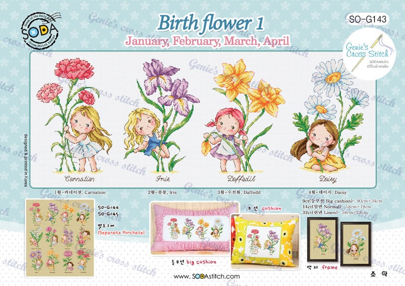 Official Birth Flower Chart